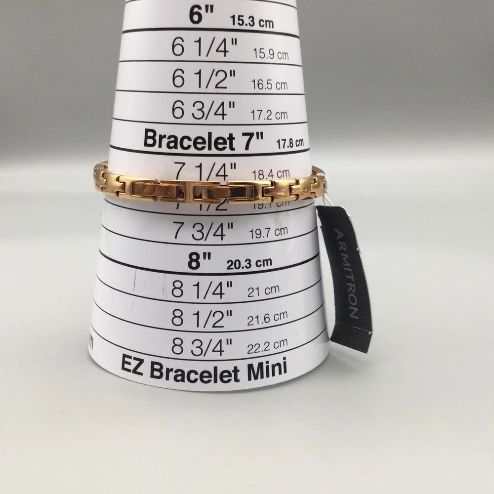 Armitron Diamond Womens Watch 23mm Black Dial Gold Tone New Battery 7.25